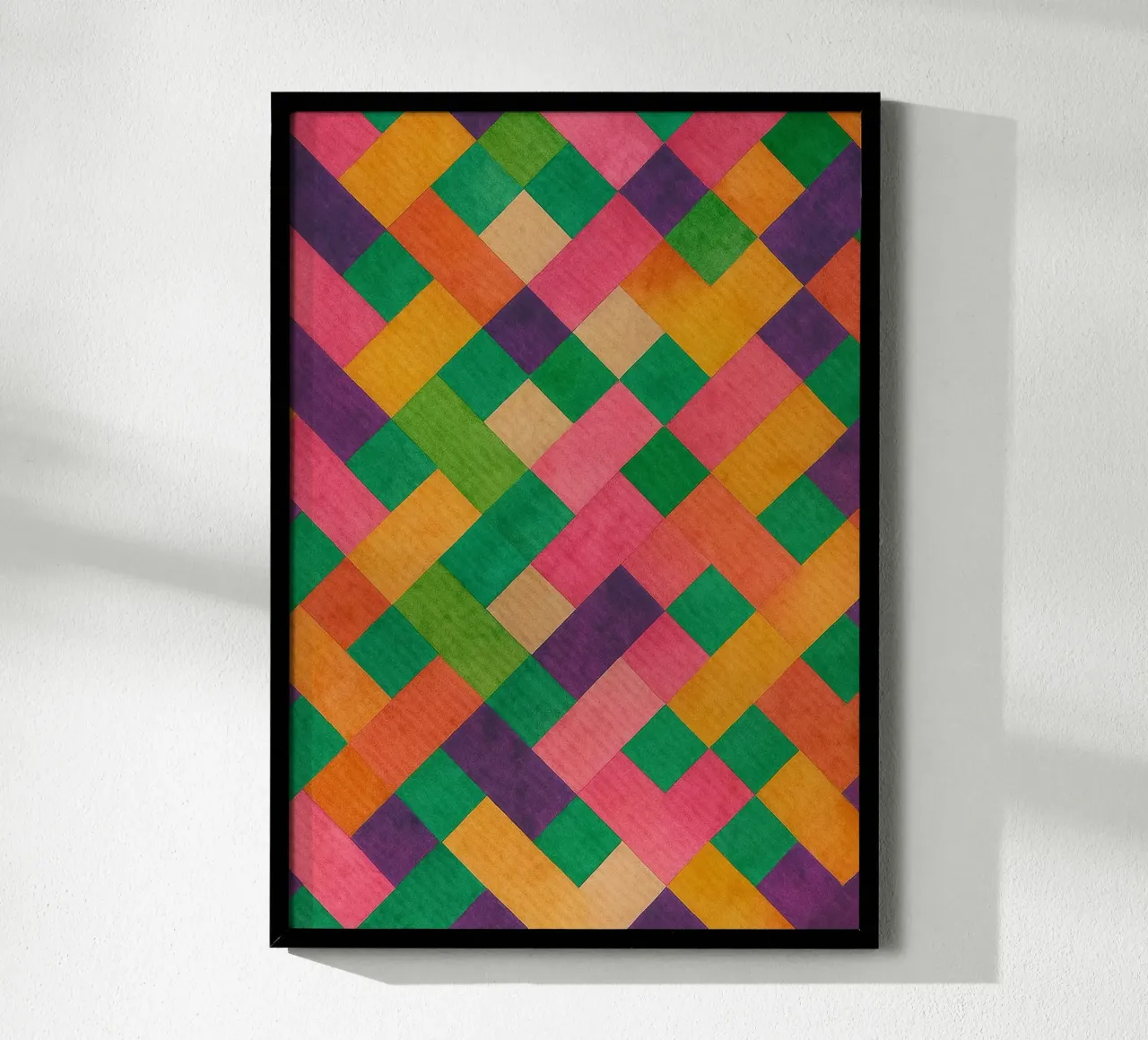 webbing kleurrijke abstracte tekening ilustratie hahnemühle van Permatax