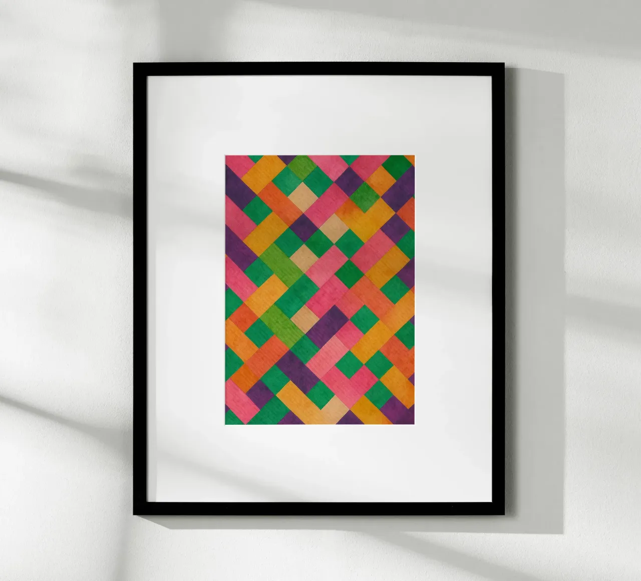 webbing kleurrijke abstracte tekening ilustratie hahnemühle van Permatax