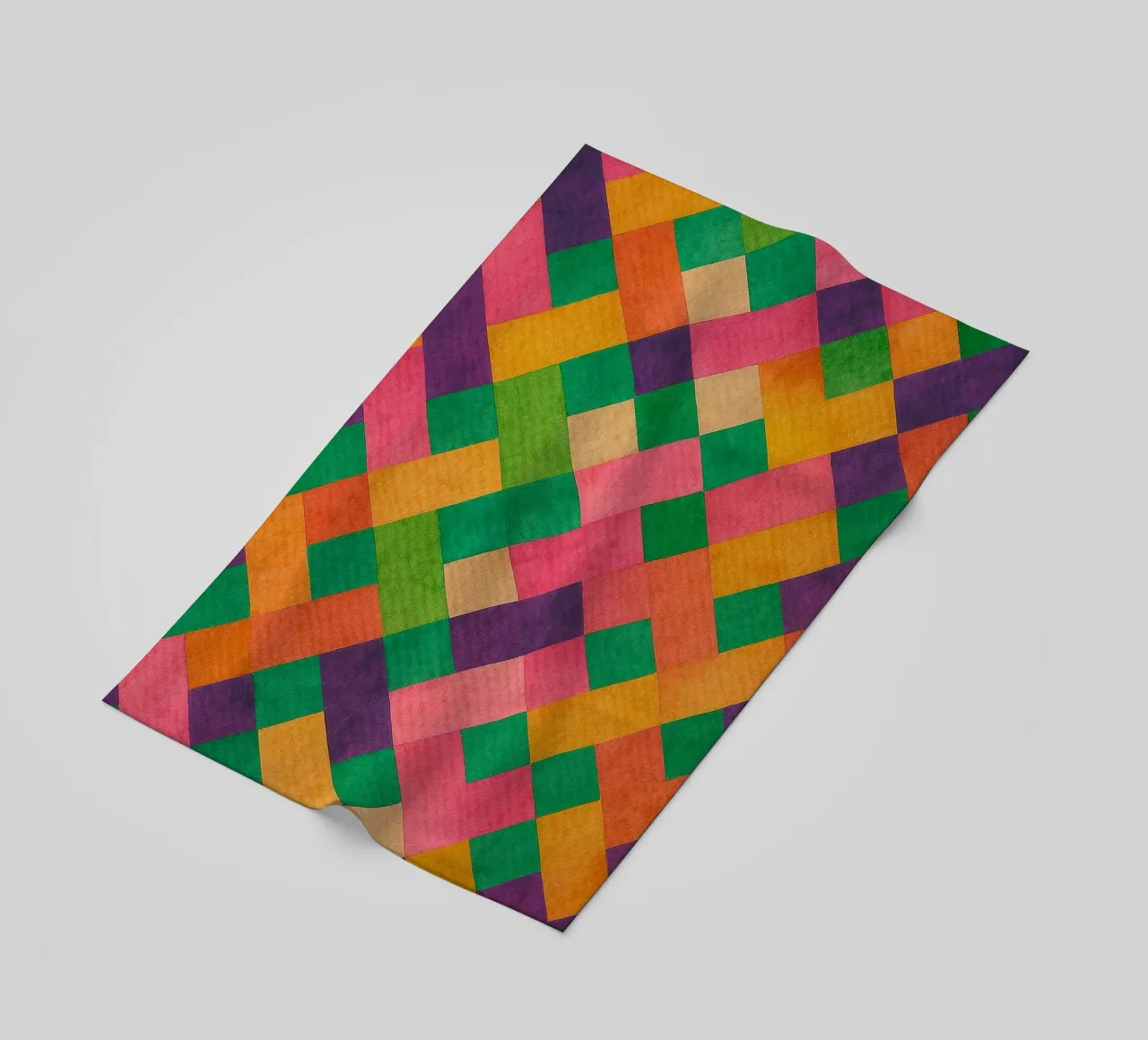 sangle colorée dessin abstrait ilustration serviette de plage de Permatax
