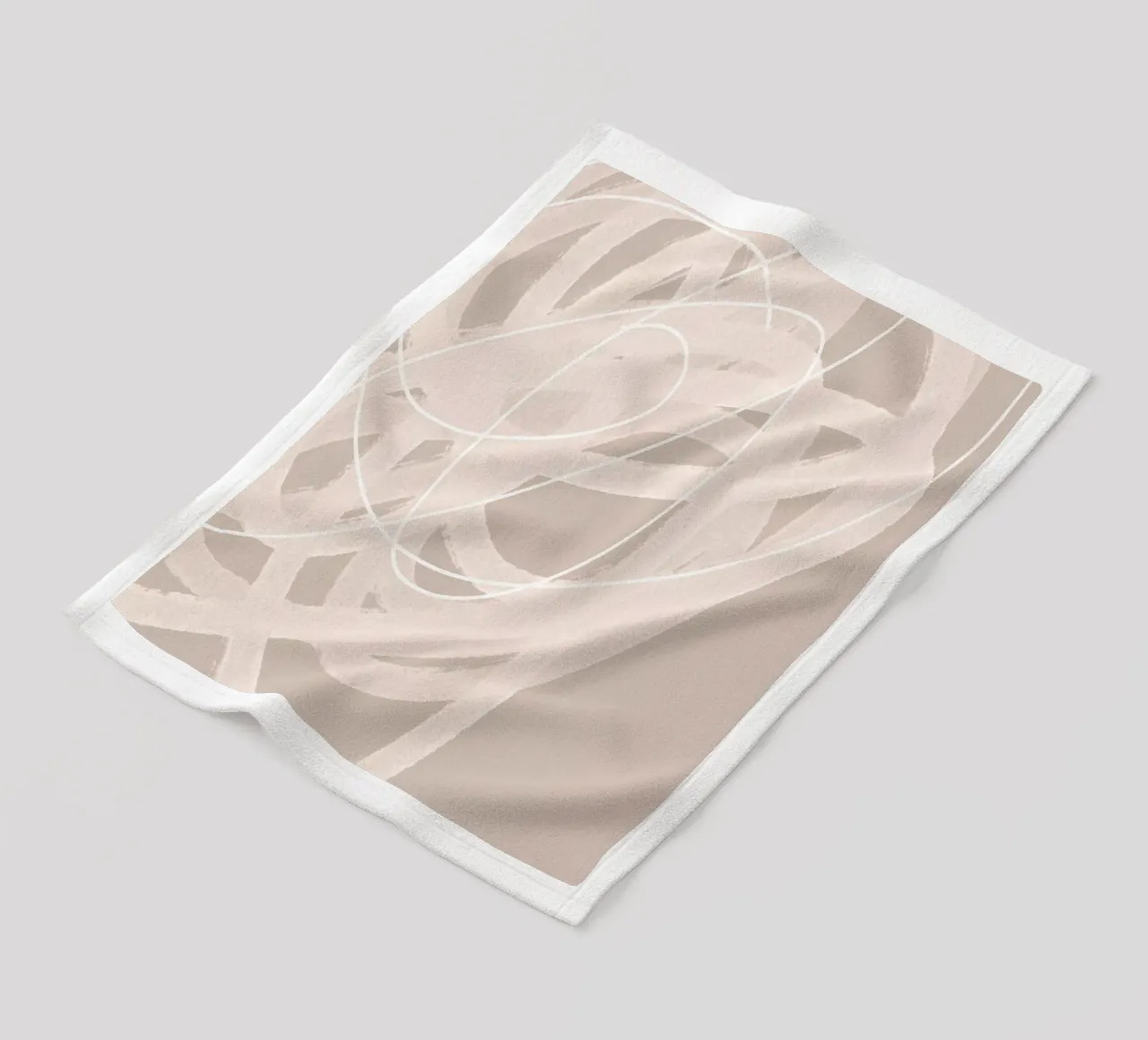 Abstract Brush Strokes 69 coperta in pile da Mareike Böhmer