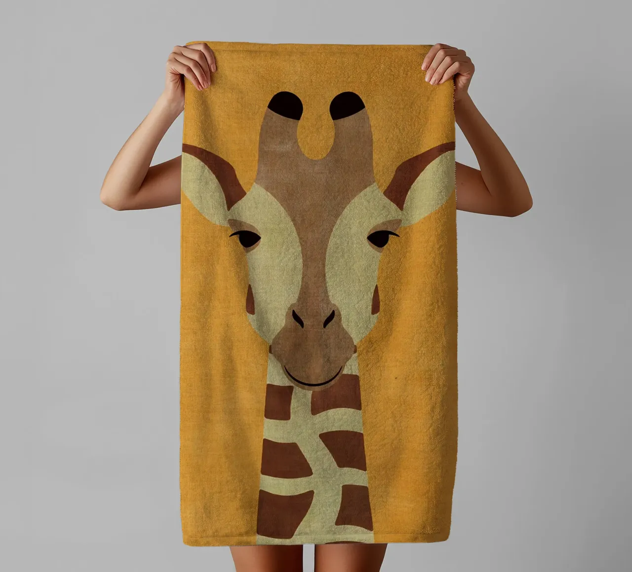 Giraffa asciugamano da bagno da Matlock Studio