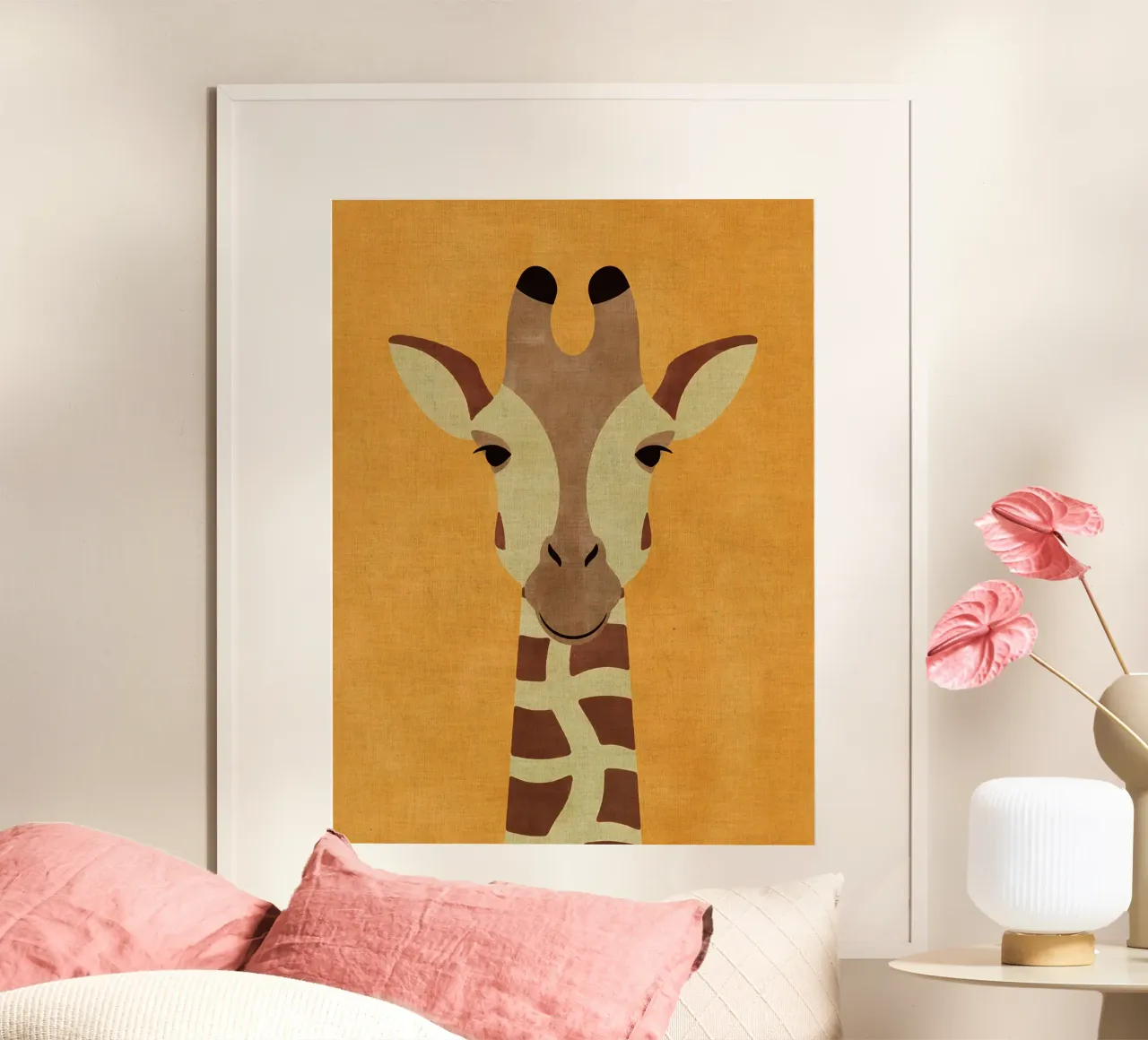 Giraffa carta hahnemühle da Matlock Studio