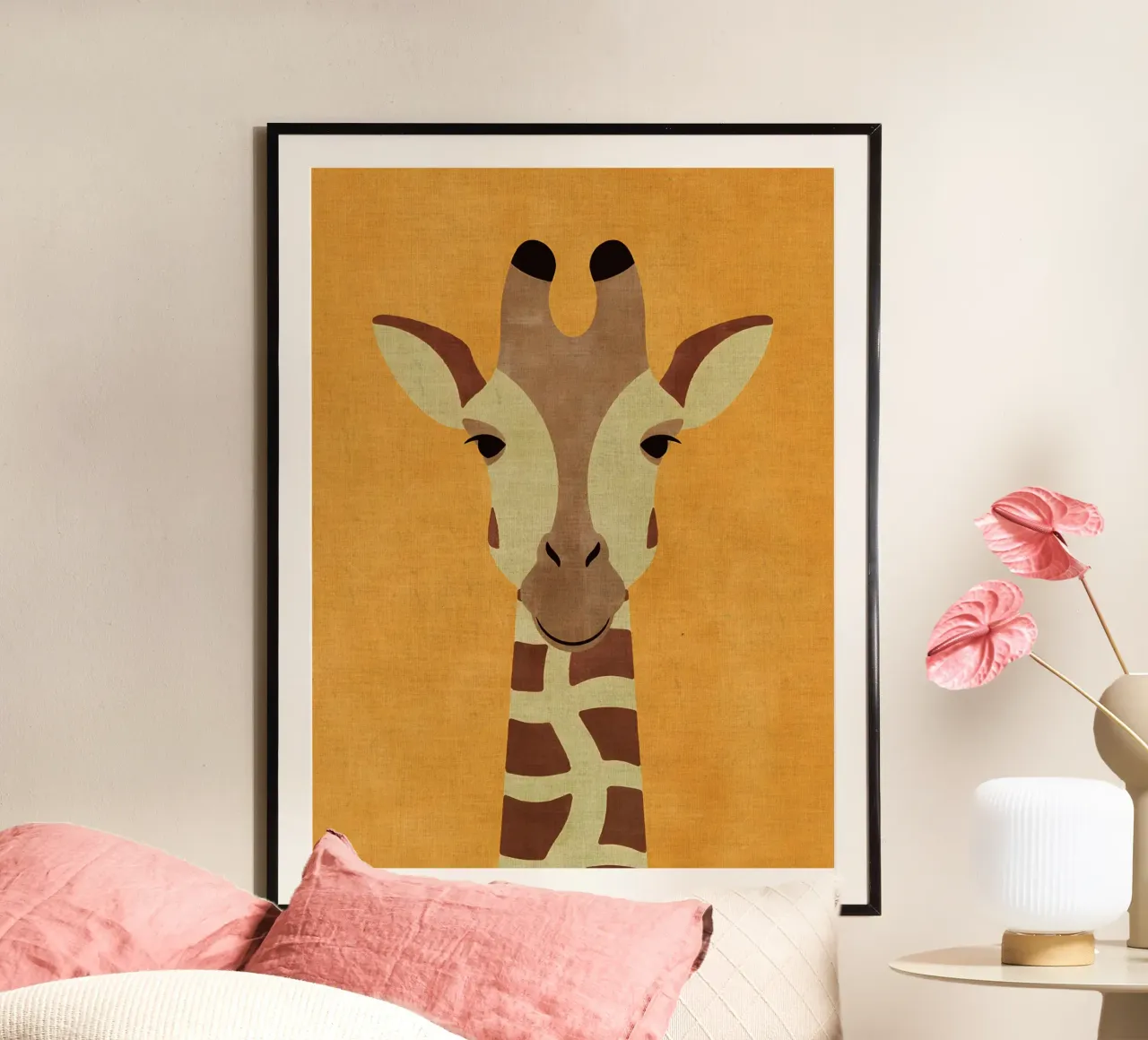 Giraffa carta hahnemühle da Matlock Studio