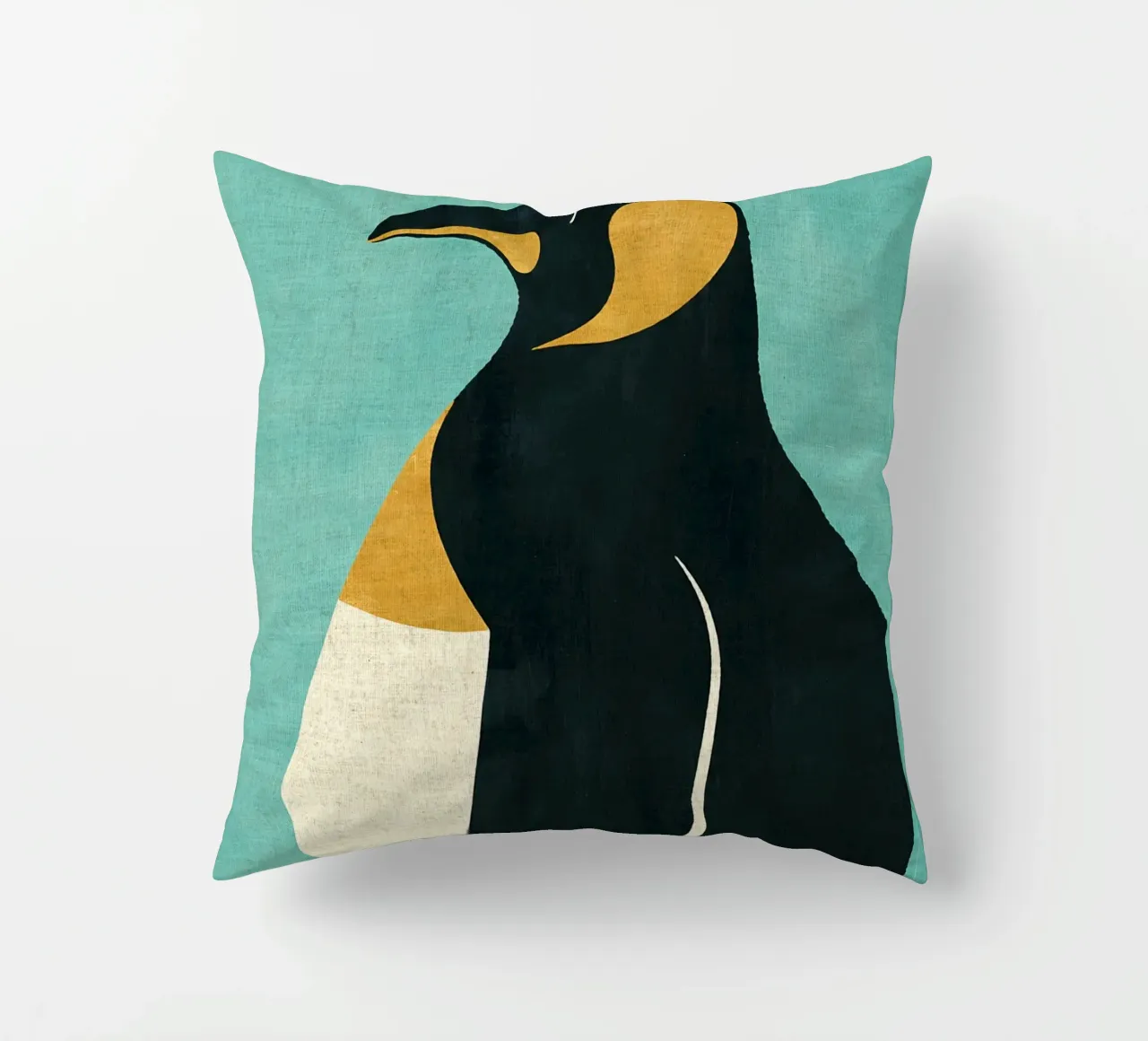 Pinguino imperatore cuscino da Matlock Studio