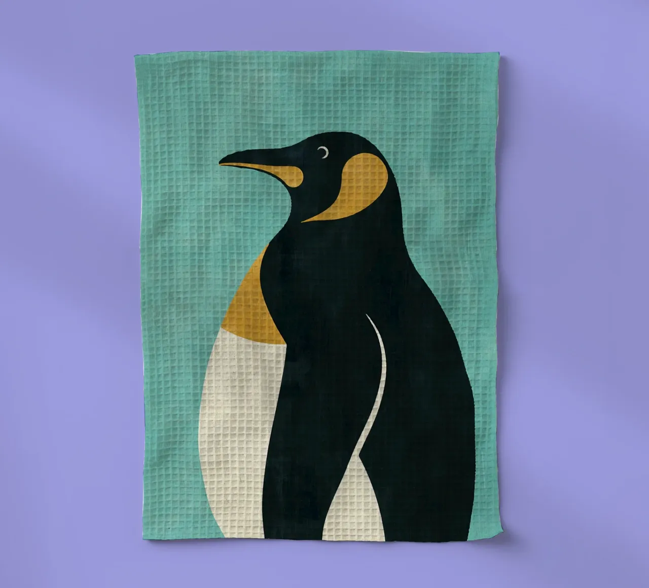 Pinguino imperatore canovaccio da cucina da Matlock Studio
