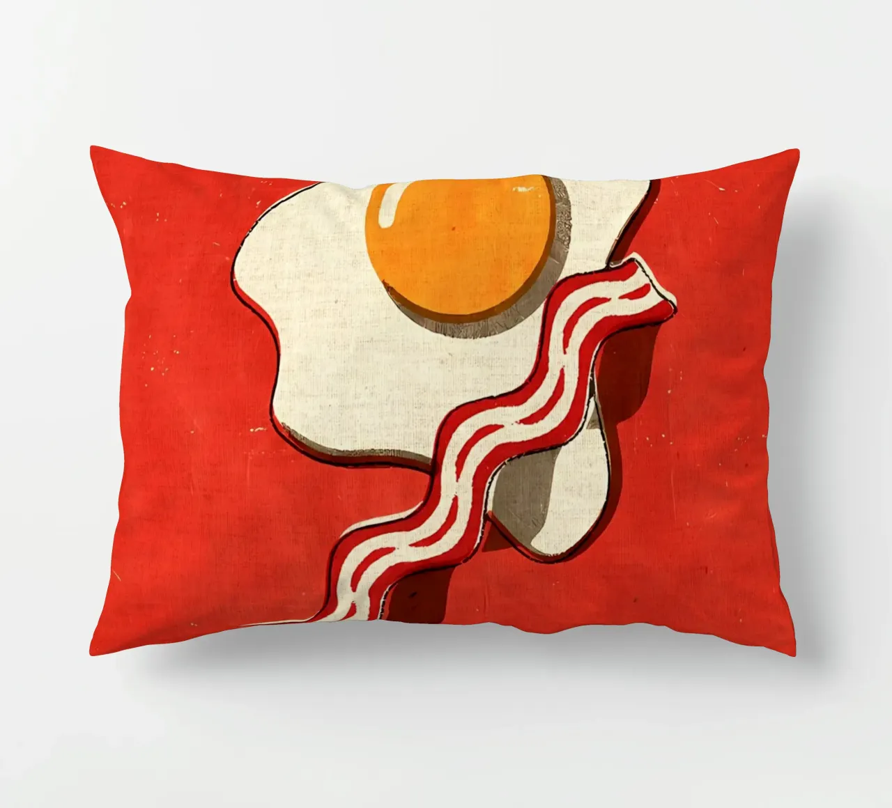 Uovo e pancetta cuscino da Matlock Studio