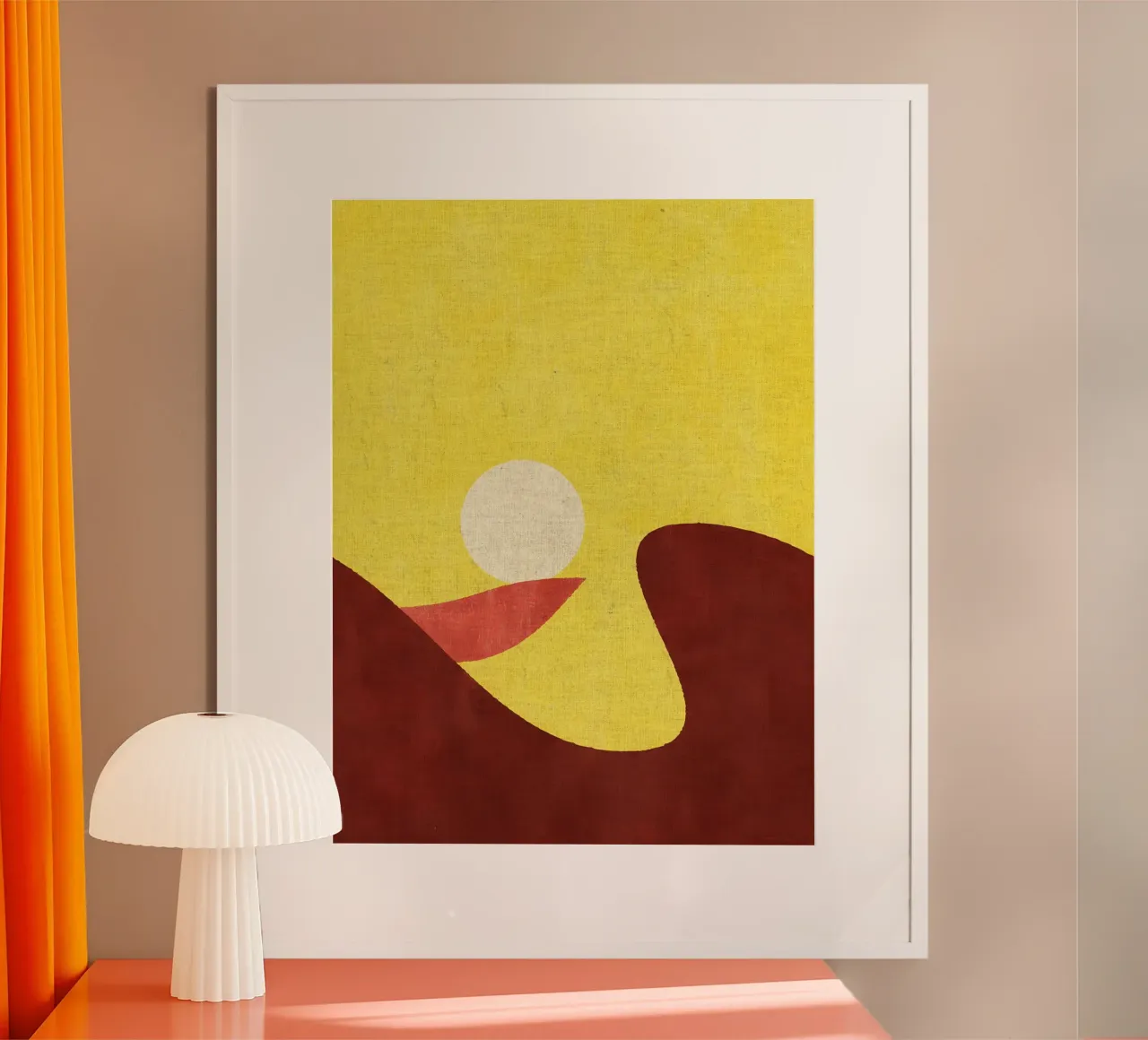 Tramonto nel deserto carta hahnemühle da Matlock Studio
