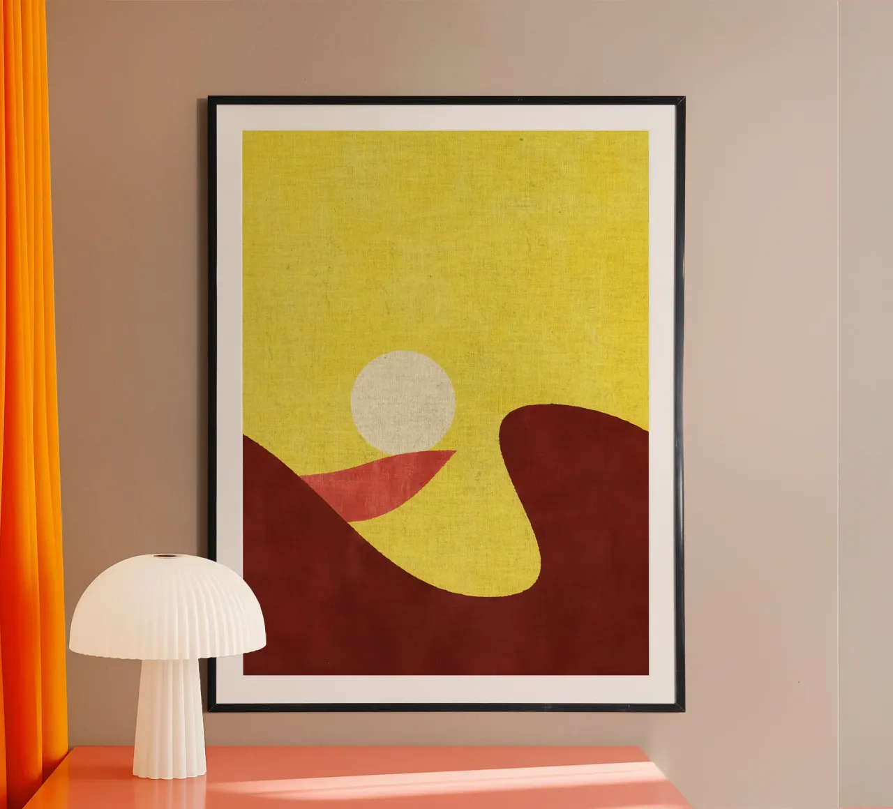 Tramonto nel deserto carta hahnemühle da Matlock Studio
