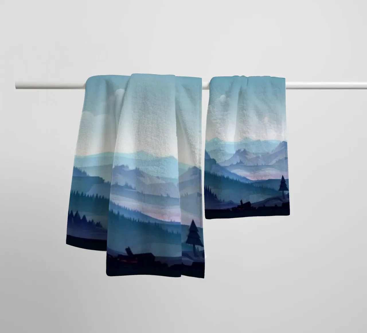 horizon fog asciugamano da bagno da twillight