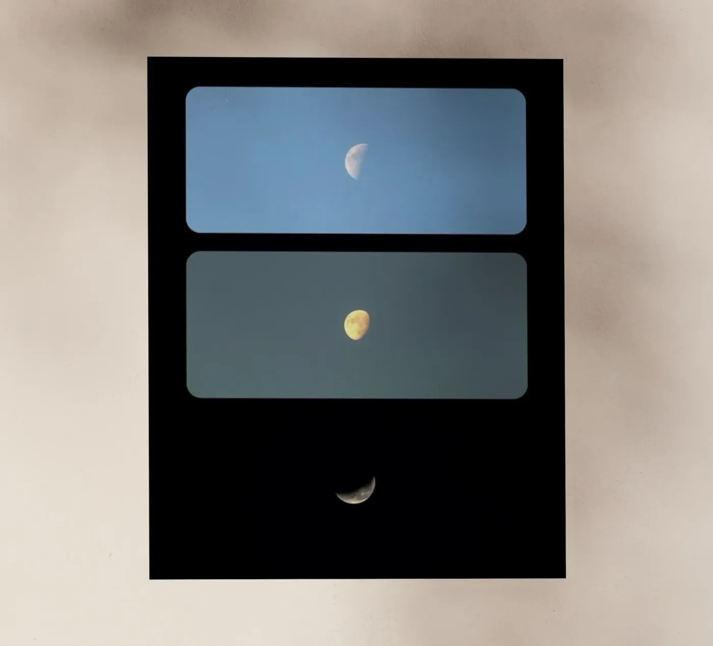 sequence phases Backlit Folie von twillight