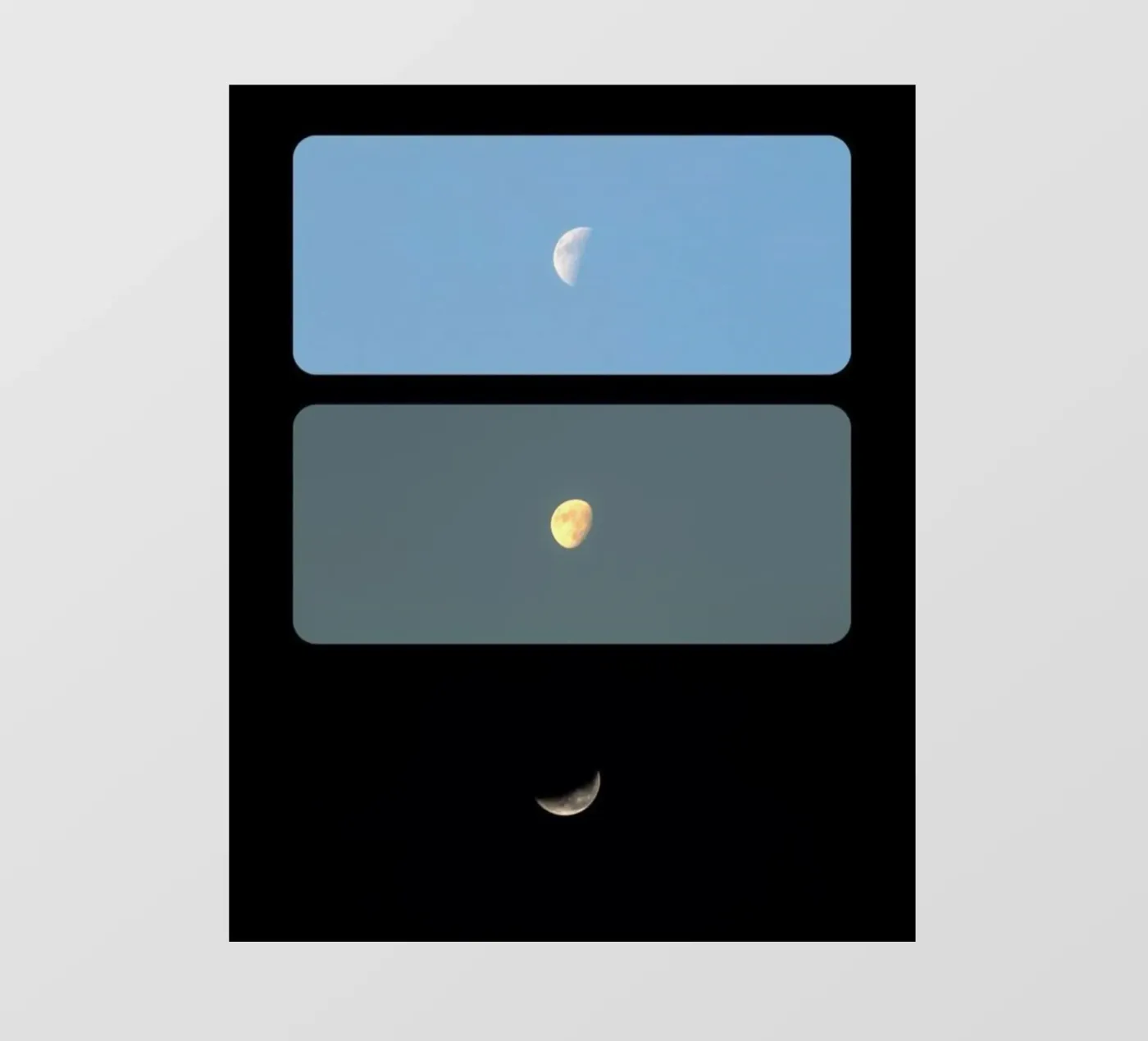 sequence phases Backlit Folie von twillight