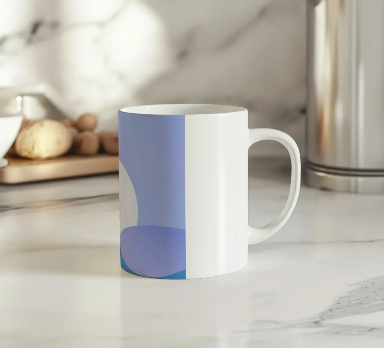 evening landscape tazza in ceramica da Histrol