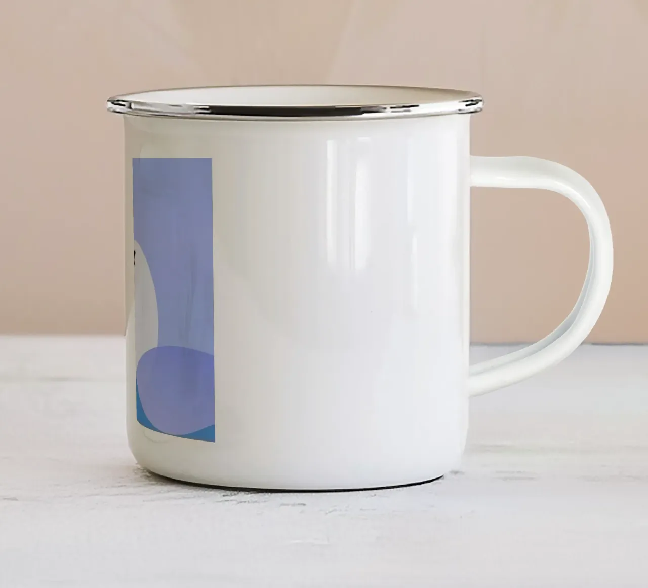 evening landscape tazza in smalto da Histrol