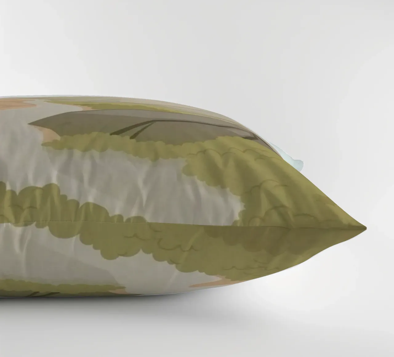 countryside terrain decorative cushion by twillight