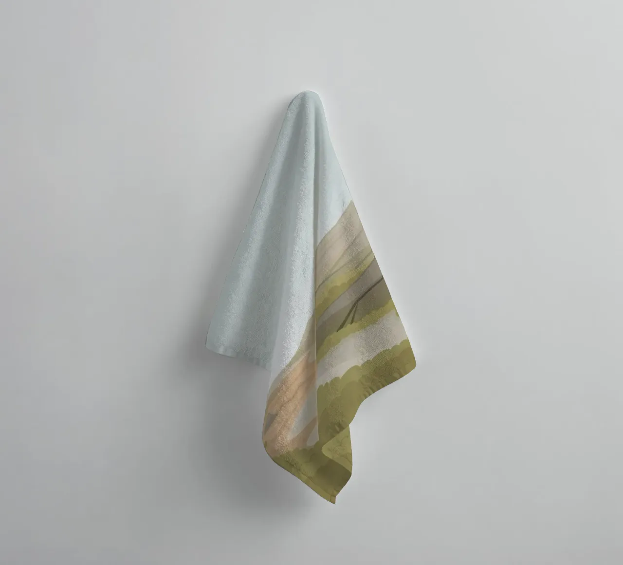 countryside terrain towel by twillight