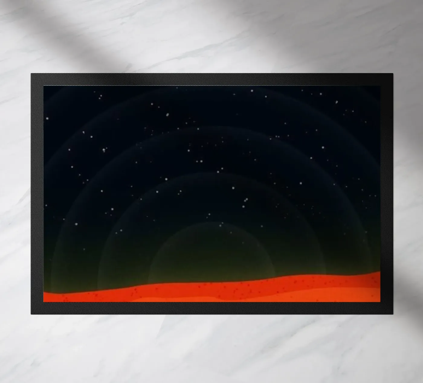 moonlight solitude doormat by Histrol