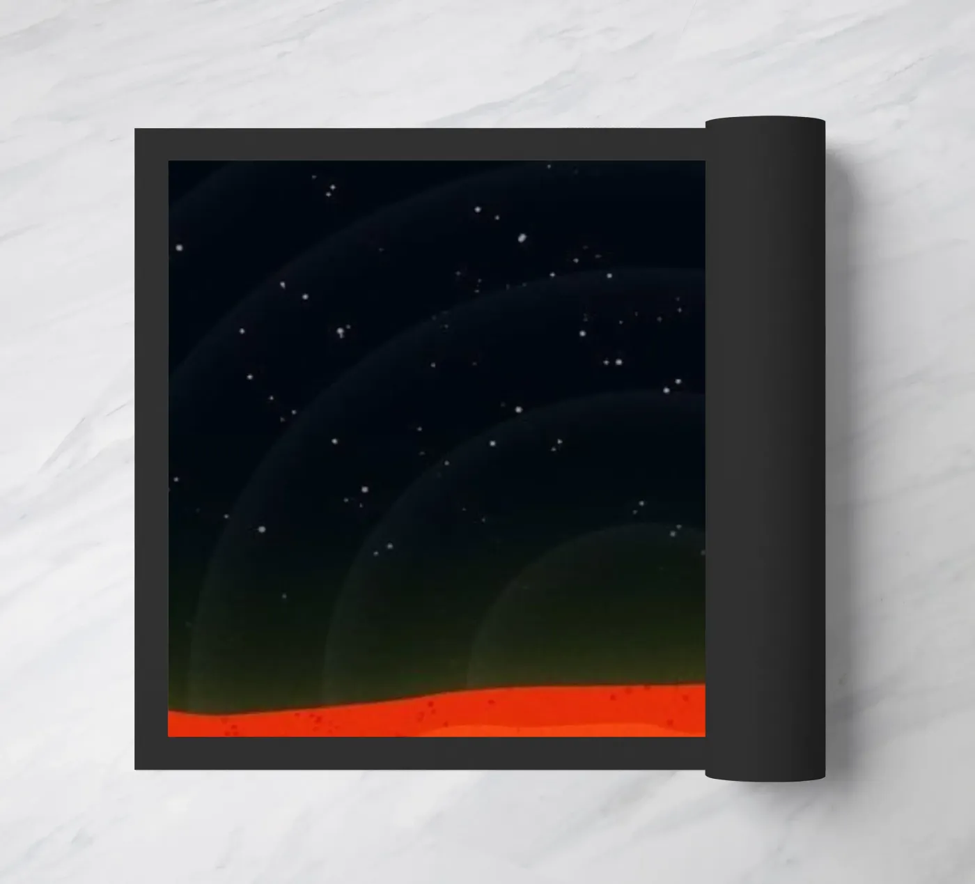 moonlight solitude doormat by Histrol