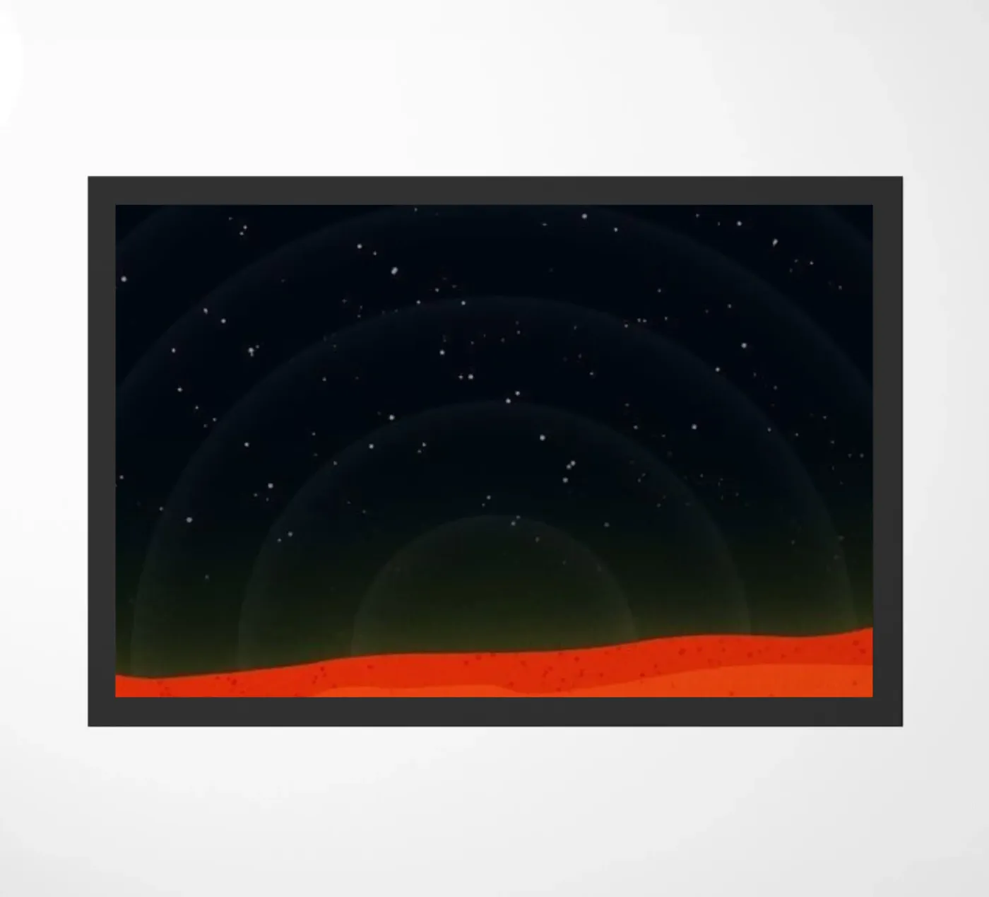 moonlight solitude doormat by Histrol