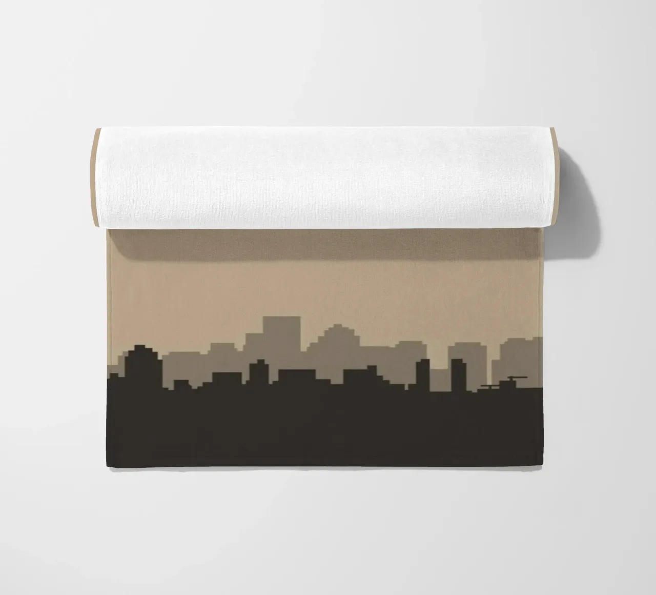 horizon dusk beach towel by twillight