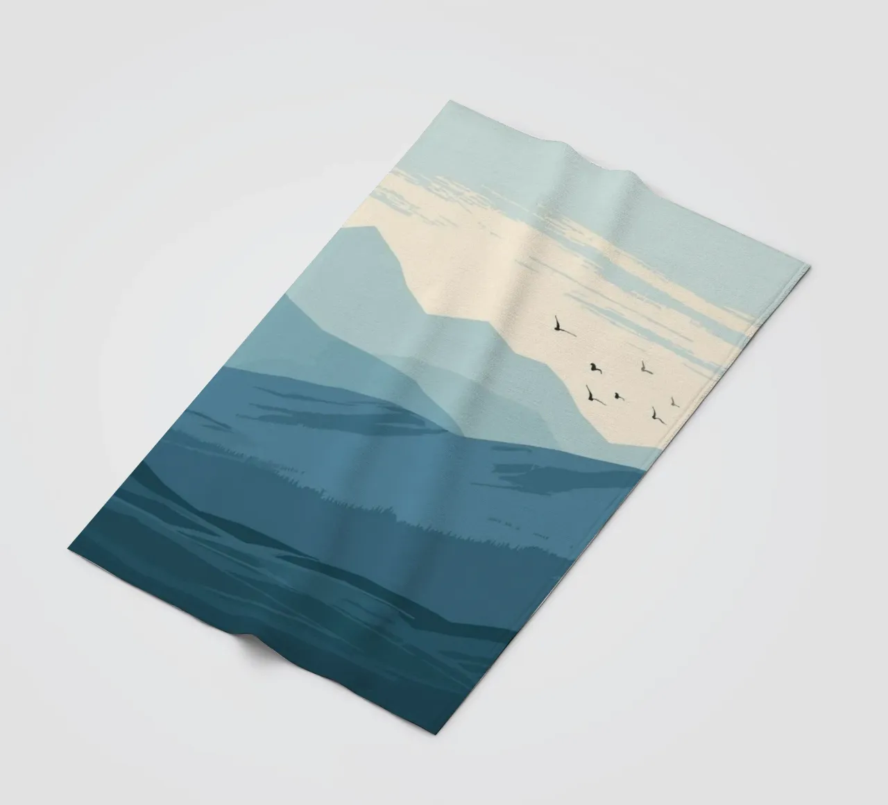 landscape outdoors fleece blanket by Histrol