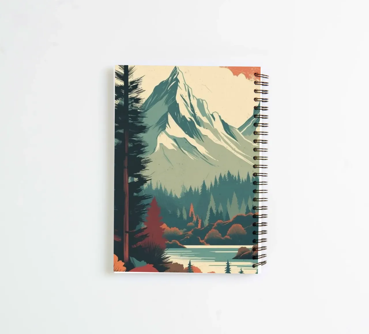 wilderness nature spiral notebook by twillight
