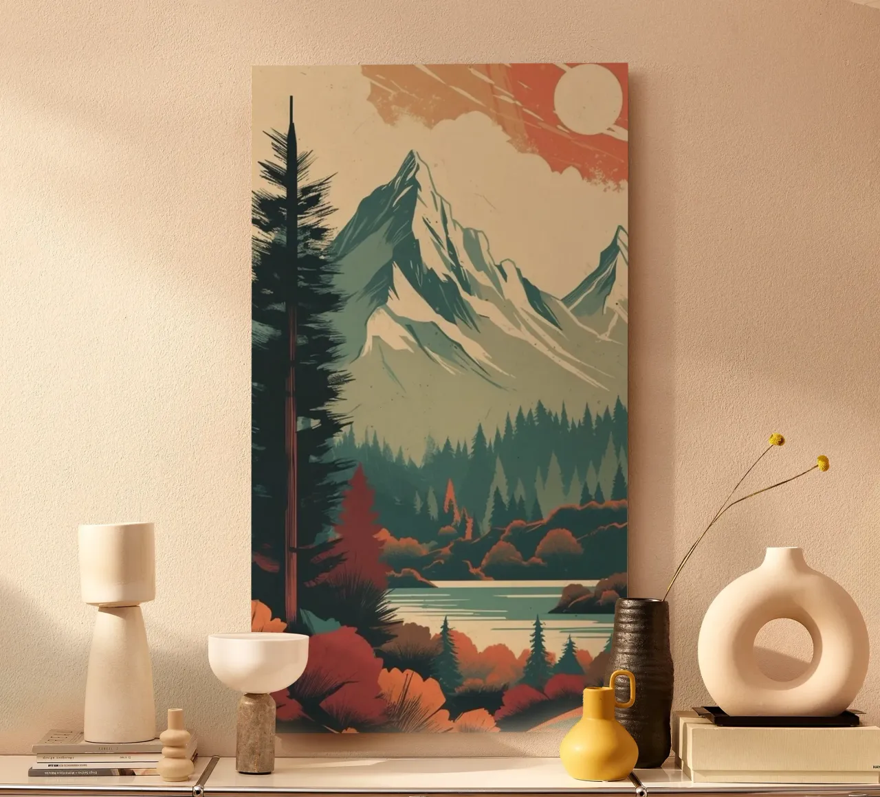 wilderness nature alu-dibond by twillight