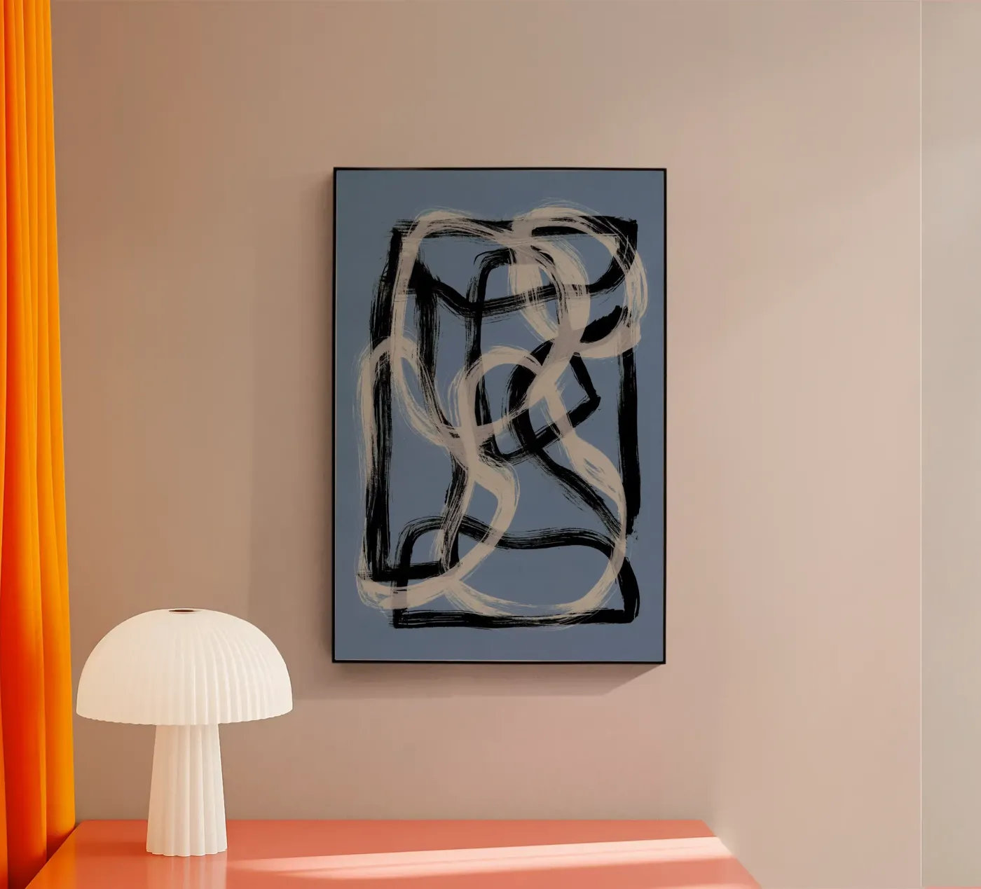 Brush Shapes 1 acryl van Mareike Böhmer