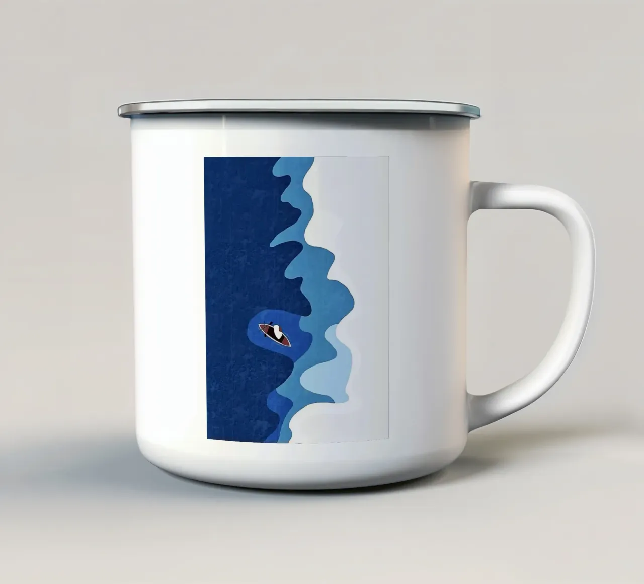 surface canoeing tazza in smalto da Histrol