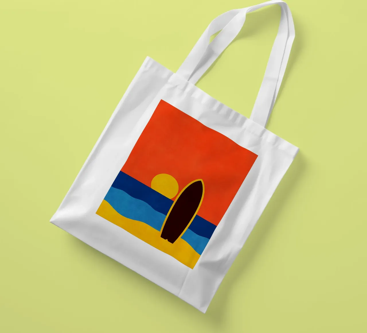 Tramonto in spiaggia borsa in juta da Matlock Studio