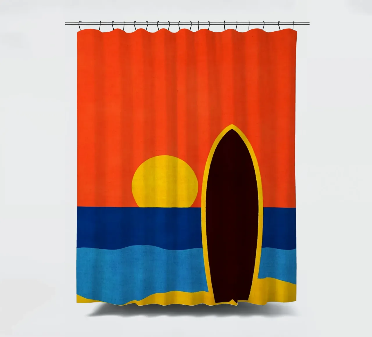 Tramonto in spiaggia tenda da doccia da Matlock Studio