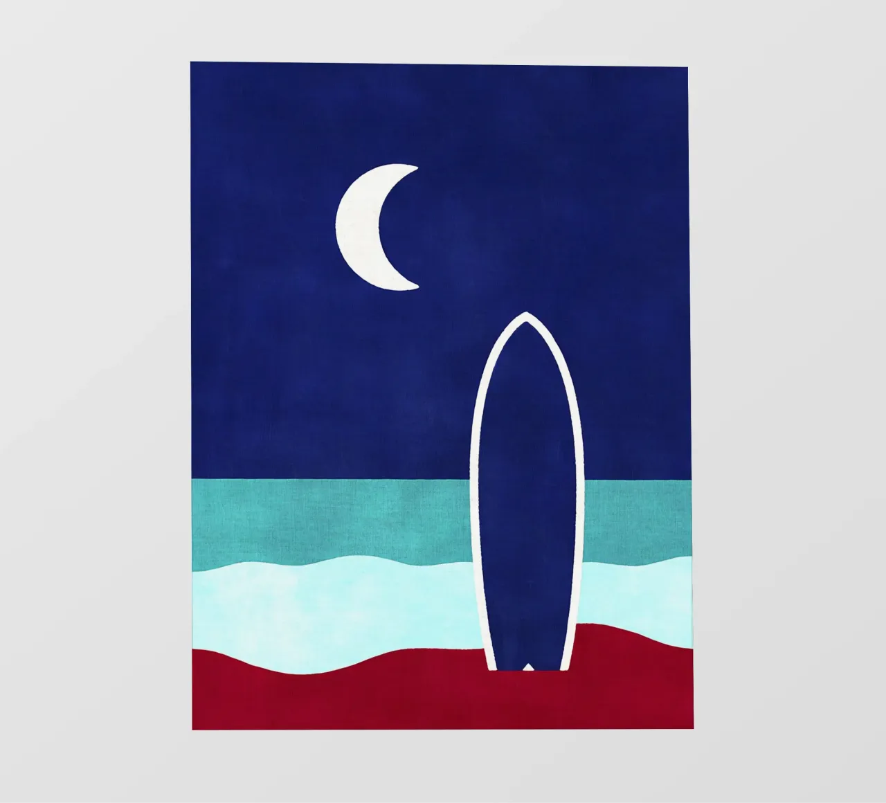 Notte in spiaggia telo in pvc da Matlock Studio