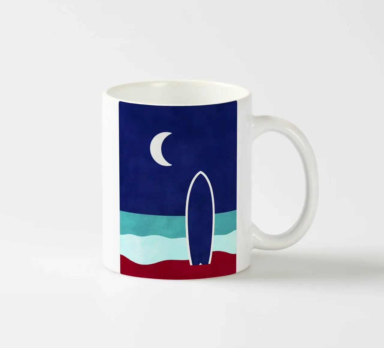 Notte in spiaggia tazza in ceramica da Matlock Studio