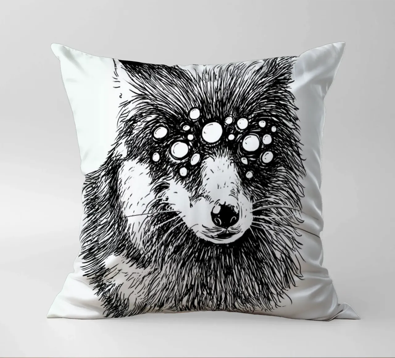 Pandemia 7 cuscino da Noirt