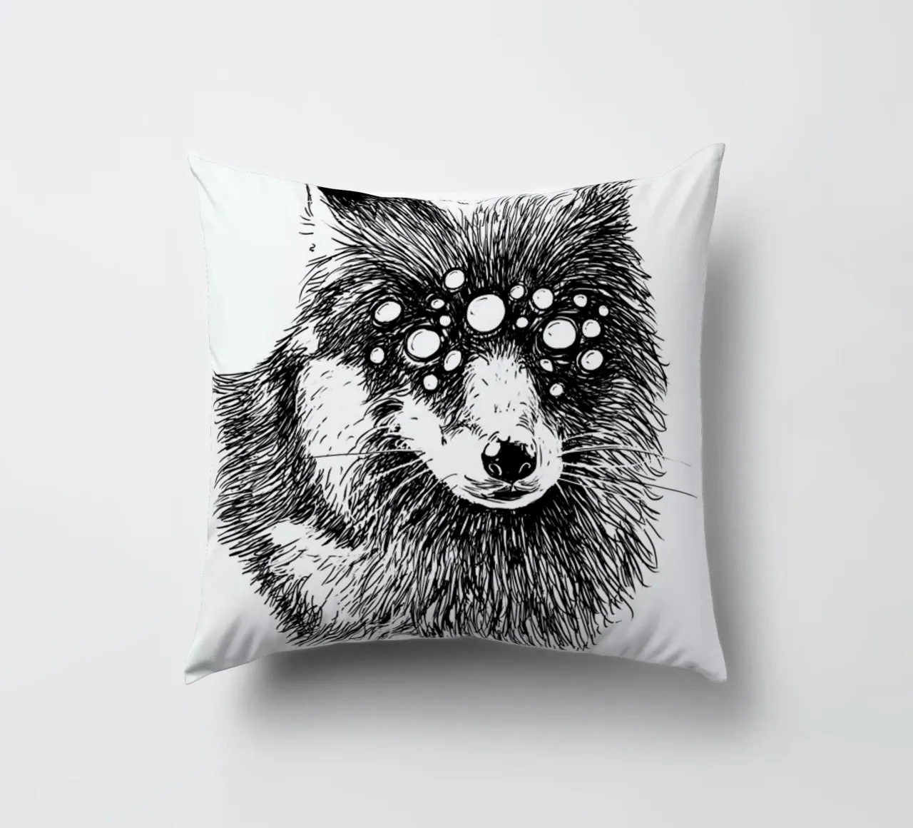 Pandemia 7 cuscino da Noirt