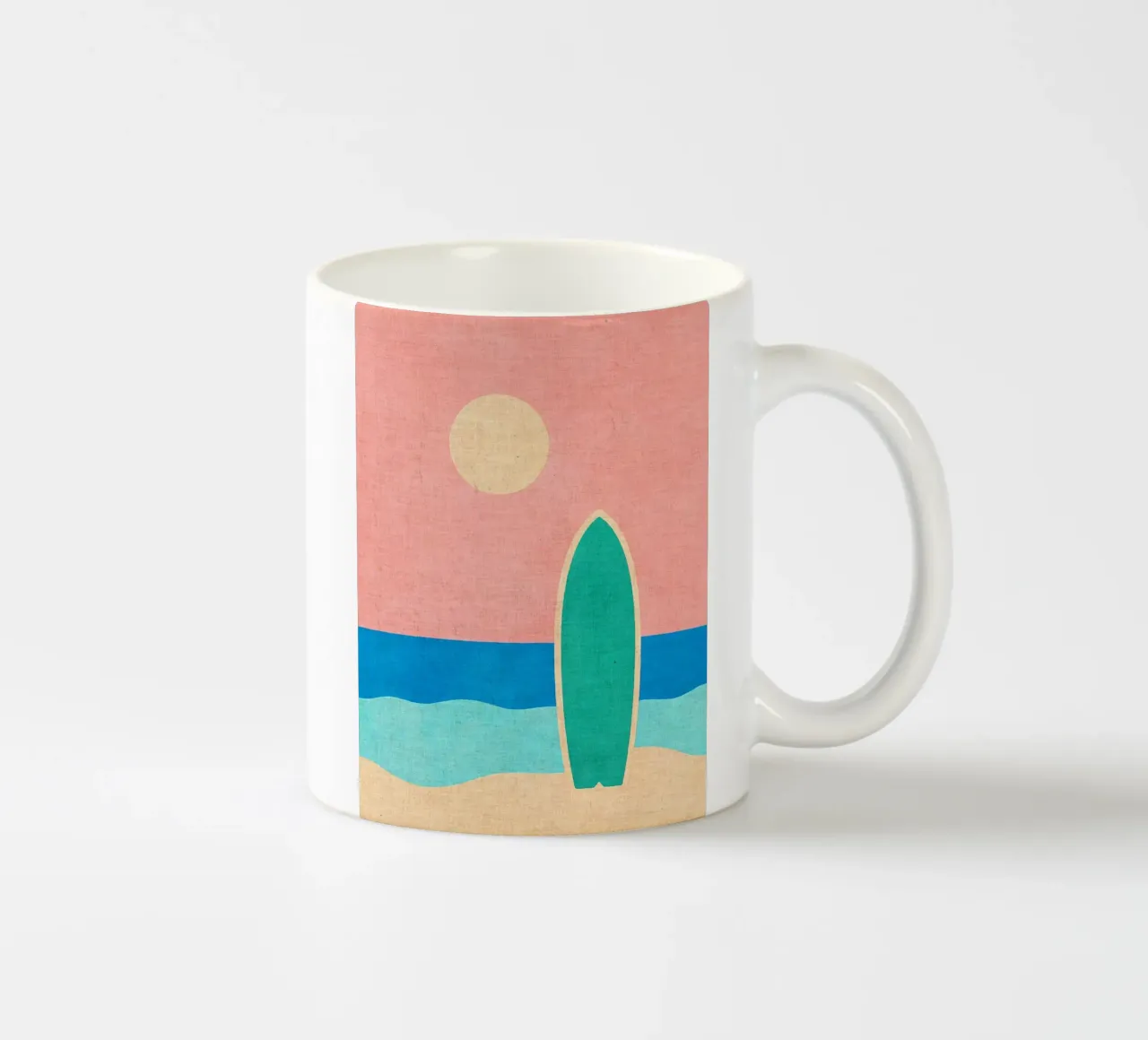 Giornata in spiaggia tazza in ceramica da Matlock Studio