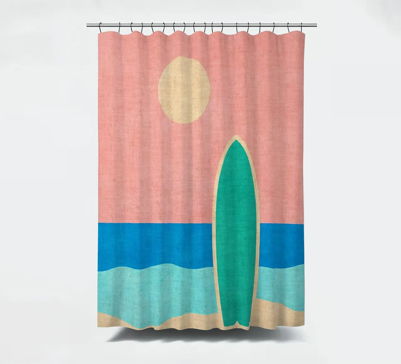 Giornata in spiaggia tenda da doccia da Matlock Studio