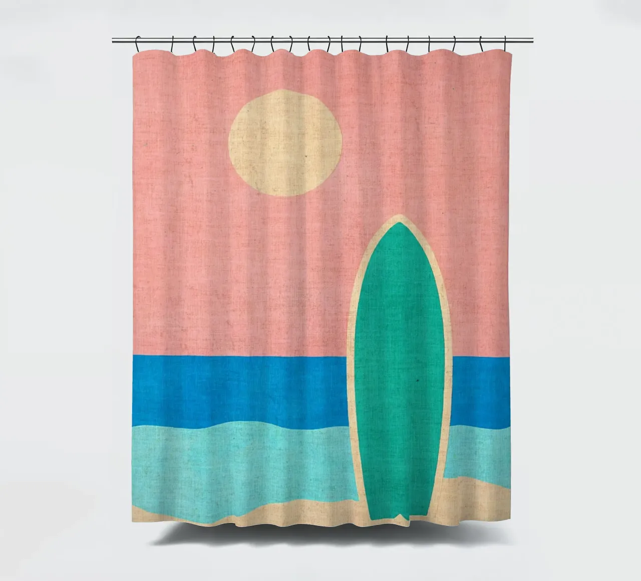 Giornata in spiaggia tenda da doccia da Matlock Studio