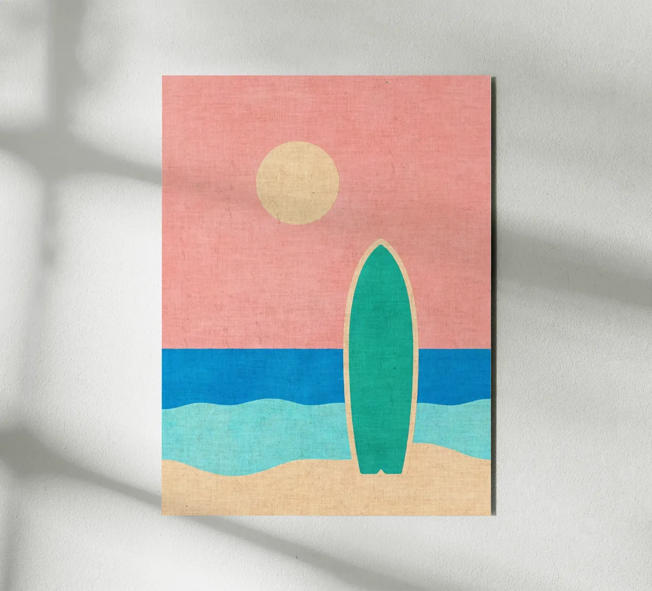 Giornata in spiaggia alluminio dibond da Matlock Studio