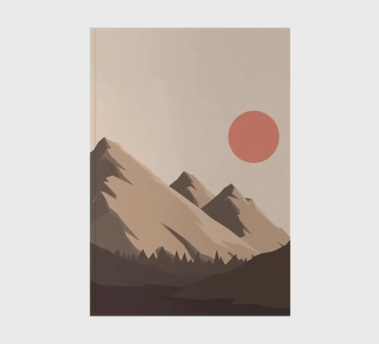 peaks hills notebook by Histrol