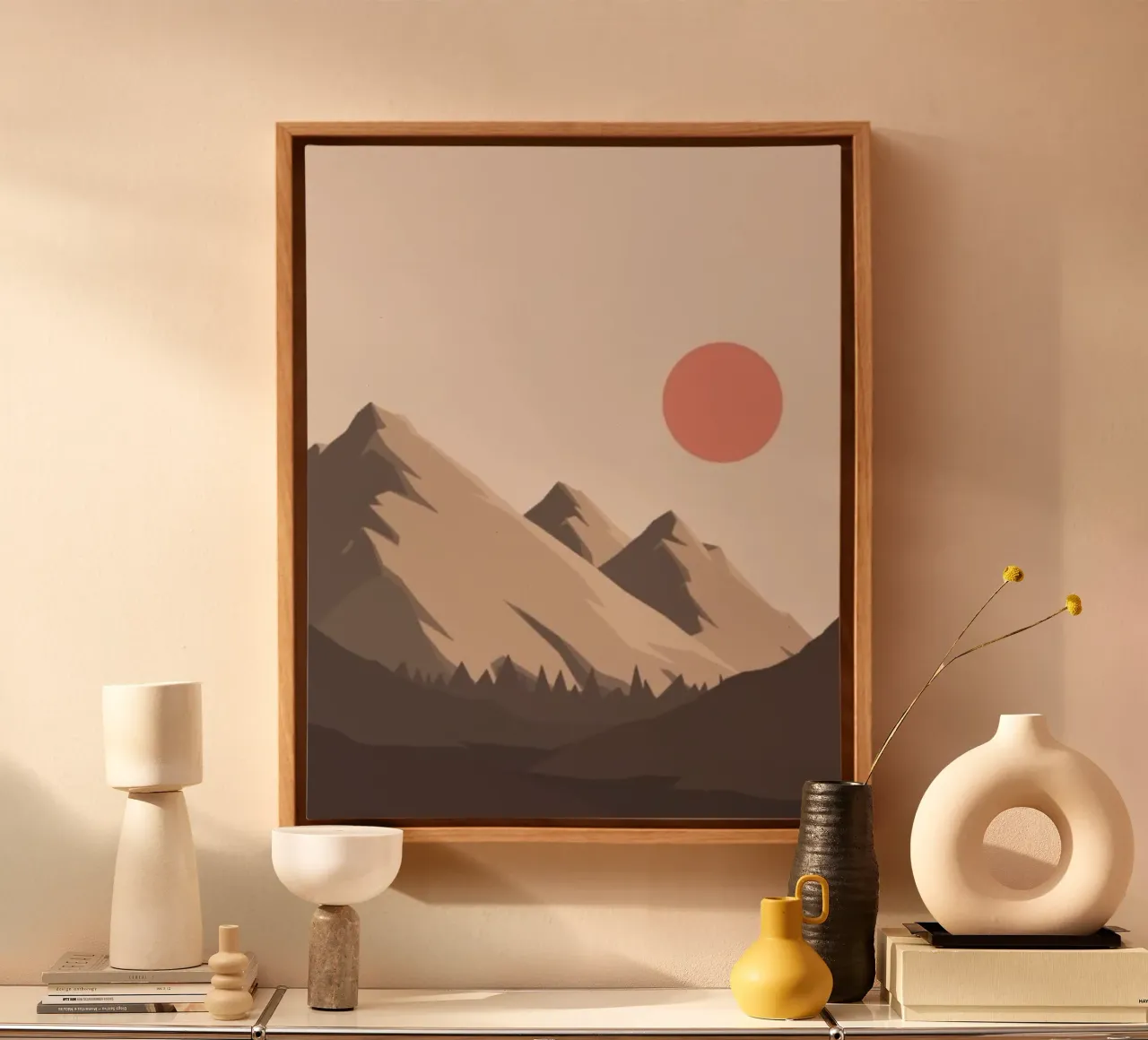 peaks hills canvas by Histrol