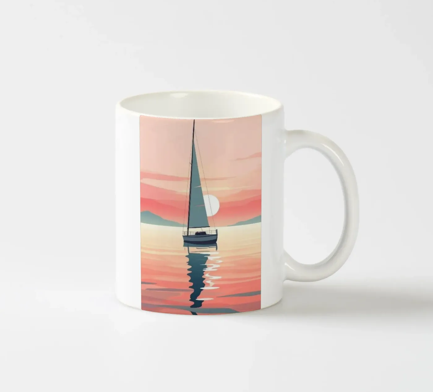 reflection sky ceramic mug by twillight