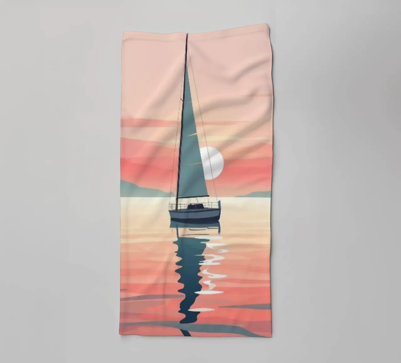 reflection sky badhanddoek van twillight