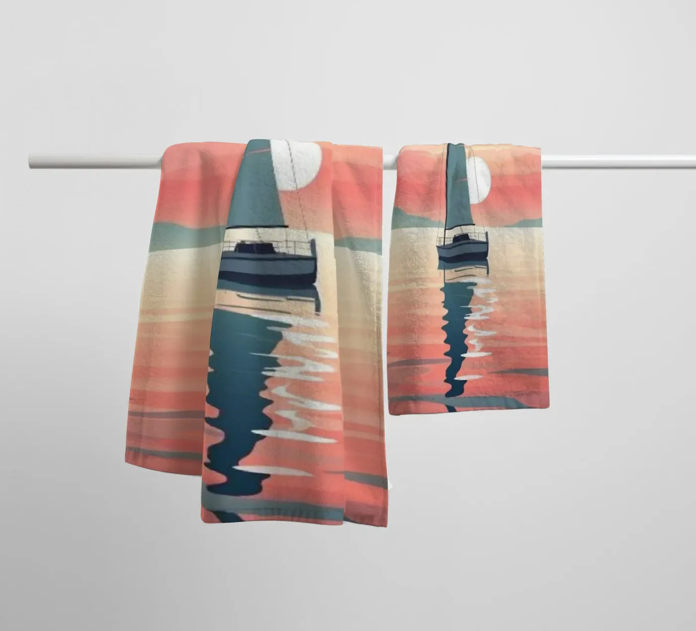 reflection sky badhanddoek van twillight