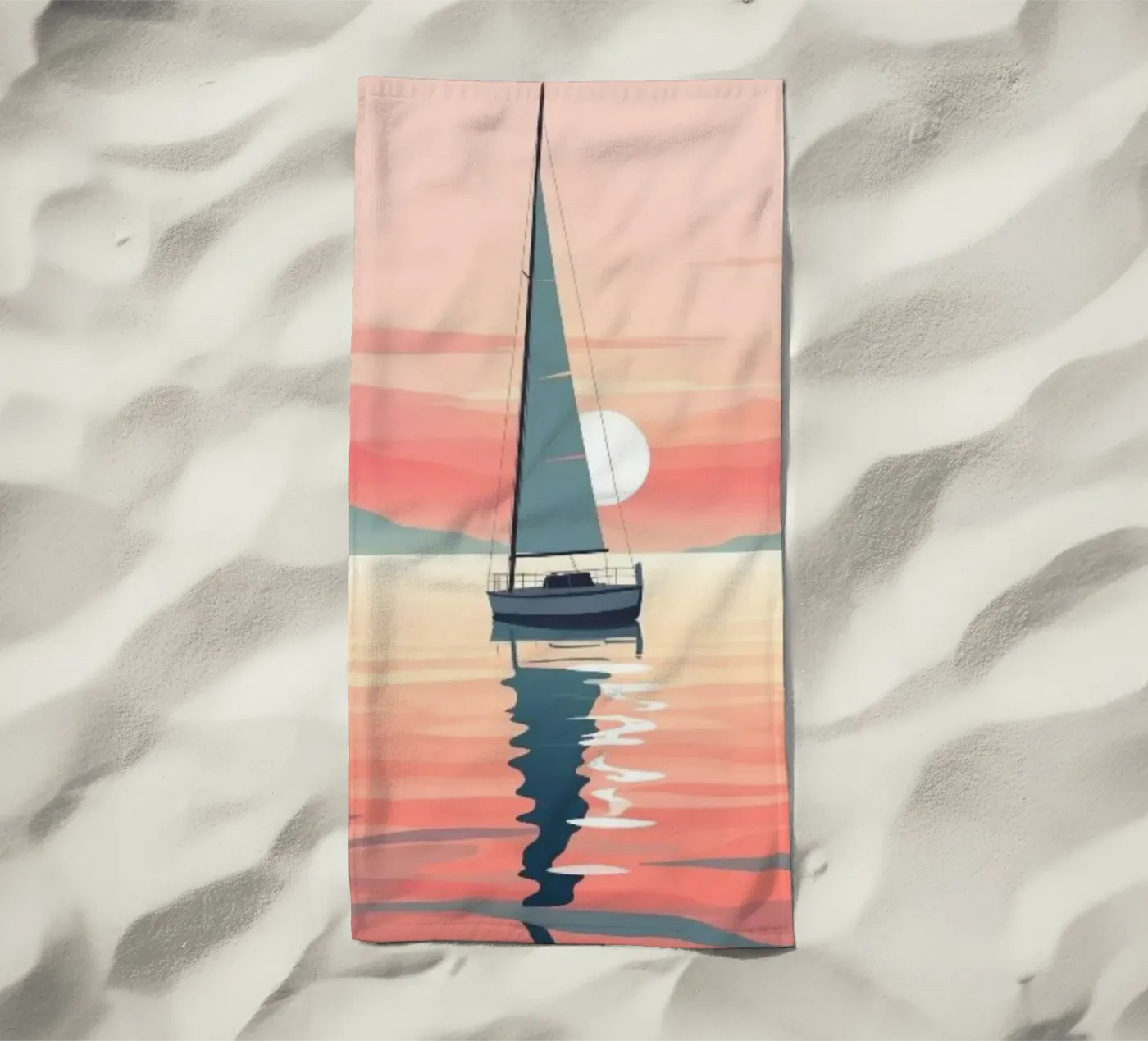 reflection sky strandhanddoek van twillight