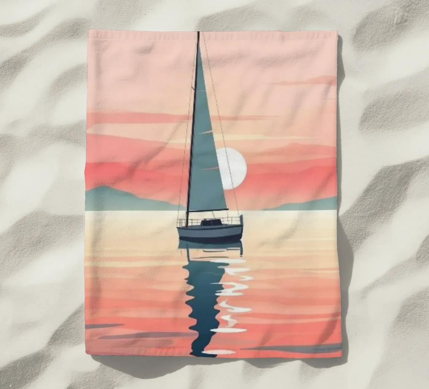 reflection sky strandhanddoek van twillight