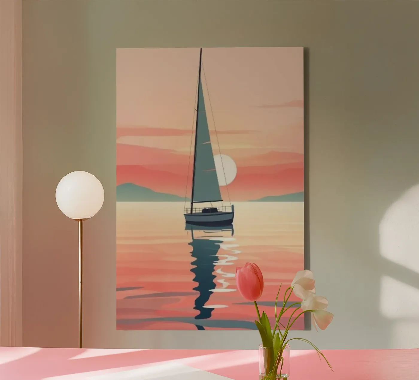 reflection sky toile de twillight