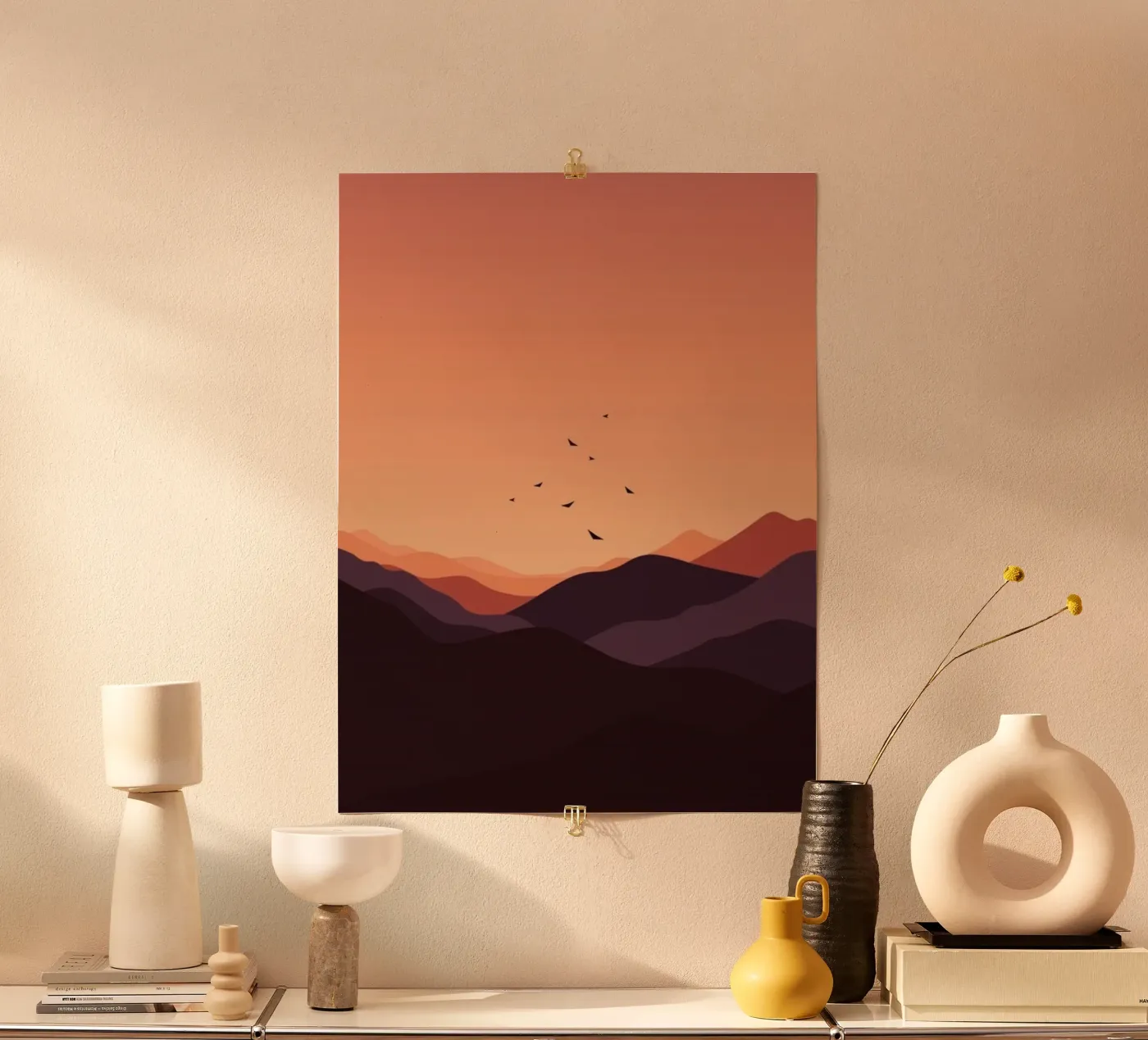 gradient horizon Poster von twillight