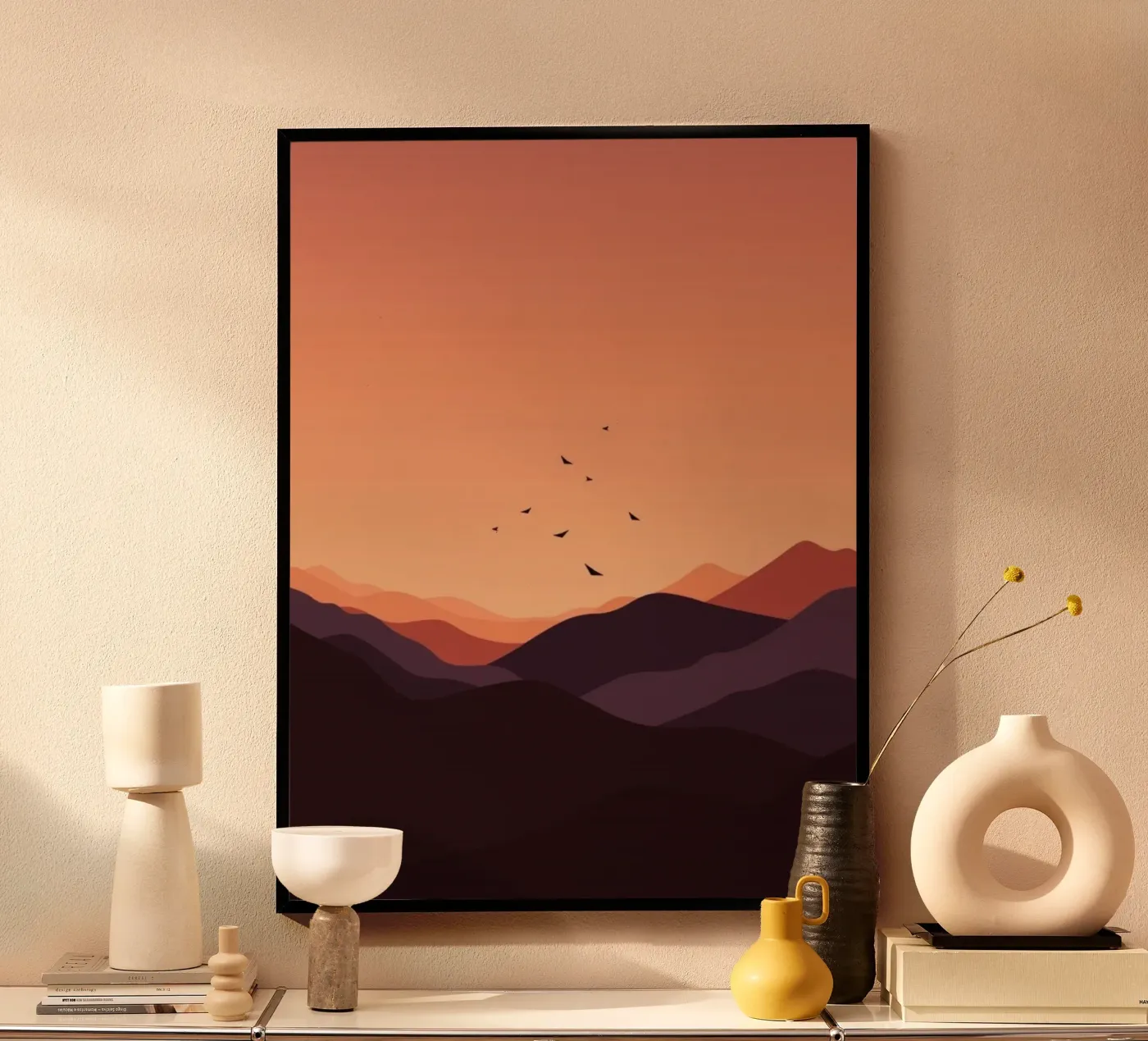 gradient horizon Poster von twillight