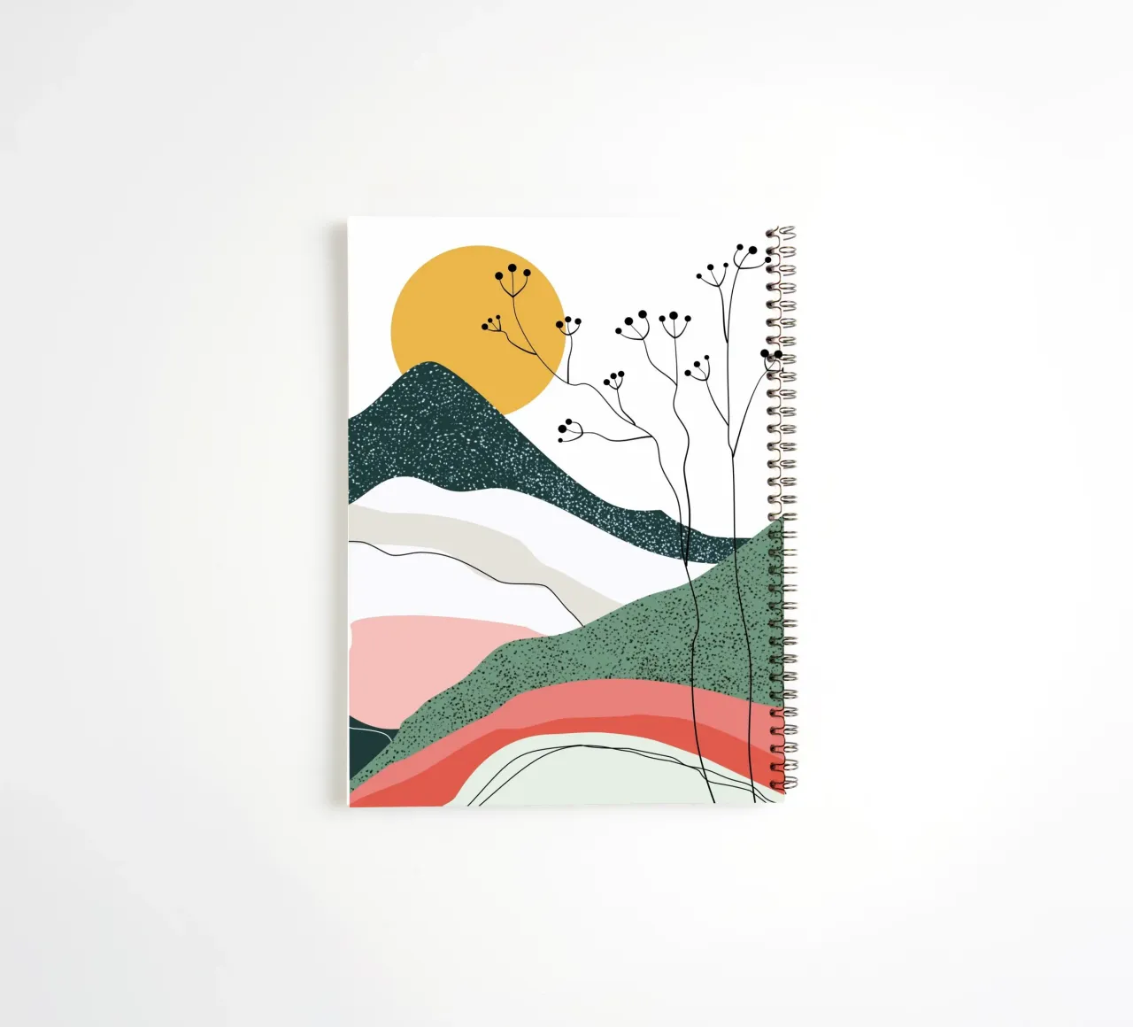 foliage barren branches spiral notebook by Histrol