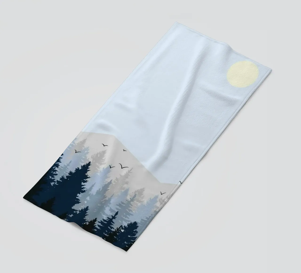 nature silhouette beach towel by twillight